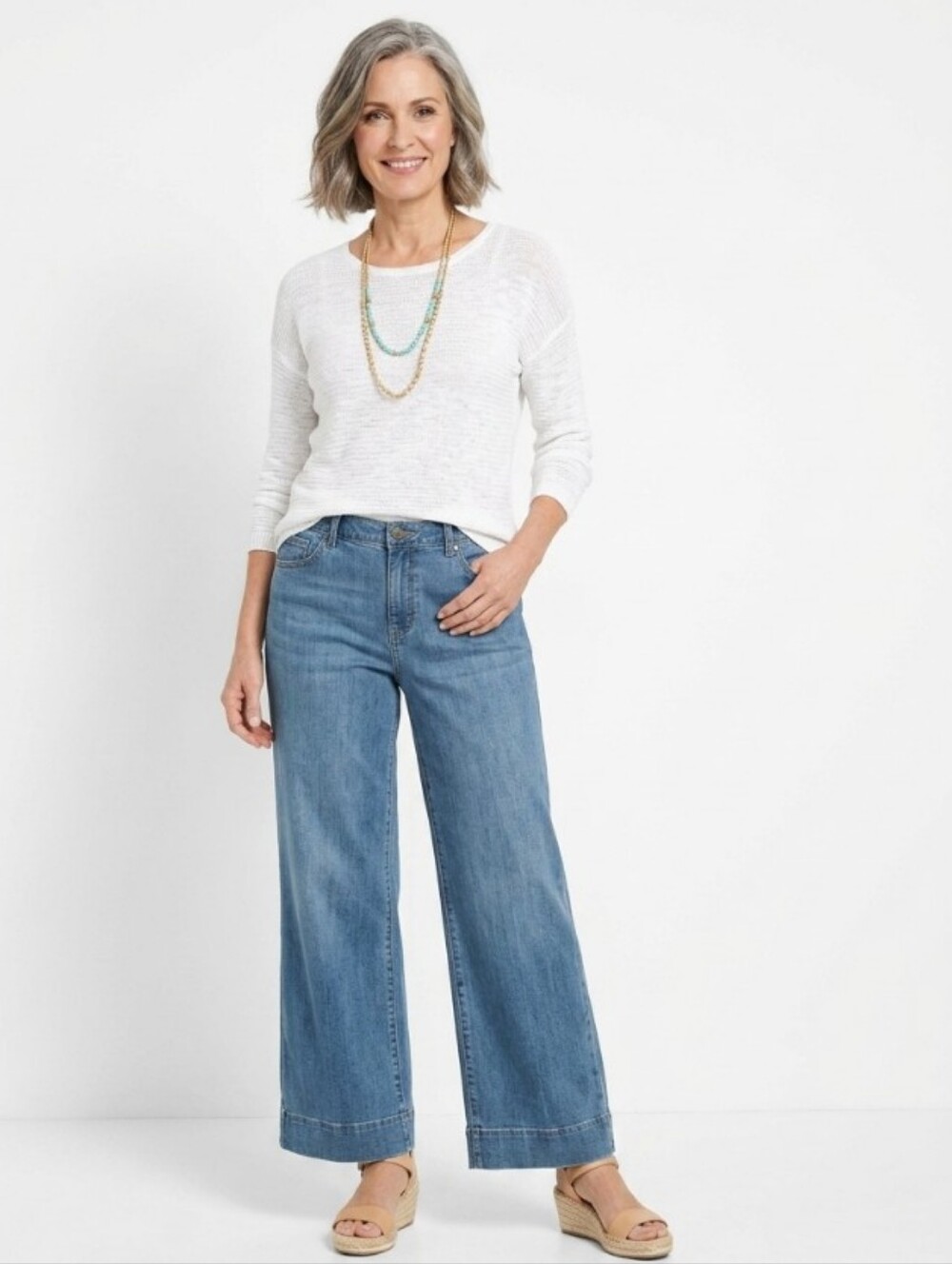 Chico's Light Blue Trouser Jean